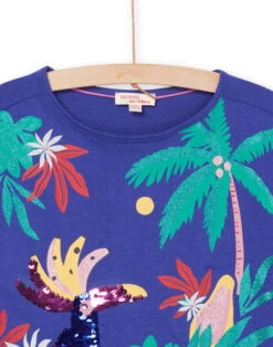 Sequins And Sequins Jungle T-shirt -KIDS Negozio 23S901N2TMC C231 12