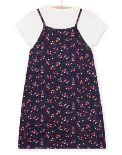Floral Print Dress With Integrated T-shirt -KIDS Negozio 23S901N4ROB 070 12