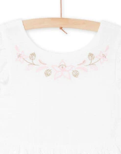 Flower Embroidery Dress -KIDS Negozio 23S901O1ROB 000 12