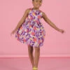 Lavender Dress With Floral Print -KIDS Negozio 23S901O4ROB 326 1