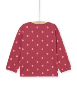 Butterfly And Polka Dot Print T-shirt -KIDS Negozio 23S901T1TML 718 13