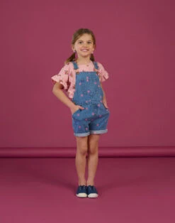 Old Pink T-shirt With Unicorns Print