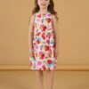 Multicolored Dress With Back Cutout -KIDS Negozio 23S901U1ROB 001 1