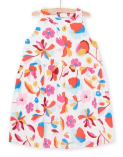 Multicolored Dress With Back Cutout -KIDS Negozio 23S901U1ROB 001 11