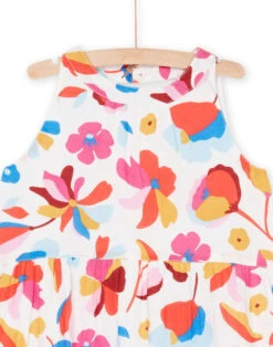 Multicolored Dress With Back Cutout -KIDS Negozio 23S901U1ROB 001 12