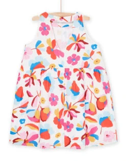 Multicolored Dress With Back Cutout -KIDS Negozio 23S901U1ROB 001 14