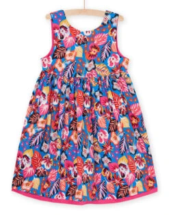 Reversible Blue And Pink Dress -KIDS Negozio 23S901U2ROB C209 11