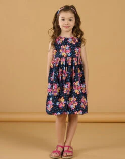 Black Dress With Floral Print