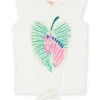 White T-shirt With Flounced Sleeves -KIDS Negozio 23S901V1DEB 001 11