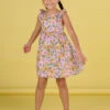 Multicolored Dress With Floral And Stripes Print -KIDS Negozio 23S901V1ROB 001 1