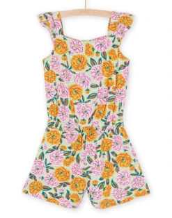 Multicolored Jumpsuit With Floral Print -KIDS Negozio 23S901V2SAC 001 13