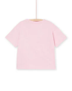 Pink T-shirt With Exotic Animation -KIDS Negozio 23S901V3TMC D315 13
