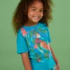 Short Sleeve Jungle T-shirt -KIDS Negozio 23S901W1TMC C215 1