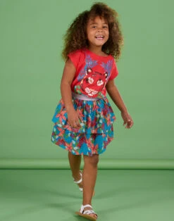 Red Tiger Animation T-shirt -KIDS Negozio 23S901W4TMC F503 2