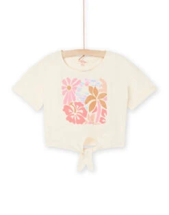 Peach T-shirt With Exotic Animation