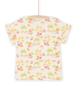 Dark Ecru Exotic Print T-shirt -KIDS Negozio 23S901Y4TMC 003 13
